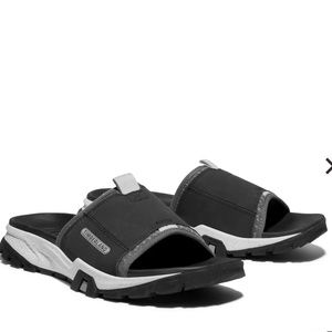 Timberland Shoes | Timberland Garrison Trail Mixed-Media Slide Sandal | Color: Black | Size: 11 | Valbregas's Closet